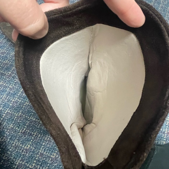 Preloved Unbranded leather upper rubber sole brown boots size 9 - Picture 5 of 16